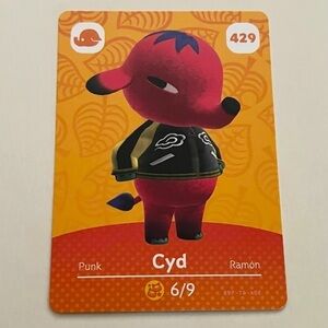 Nintendo Cyd #429 Animal Crossing Series 5 amiibo Card